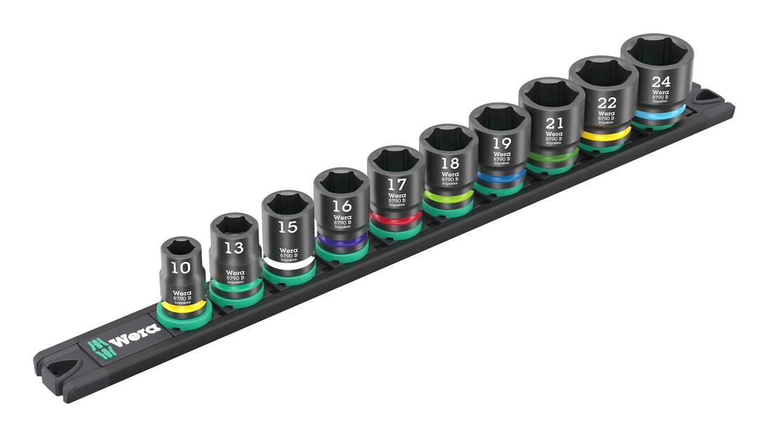 Wera 05005451001 Impaktor Socket Set, 3/8 Drive, 10Pc