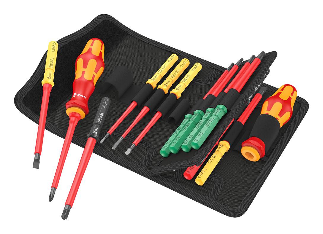 Wera 05006611001 Screwdriver Set, Vde, 17Pc