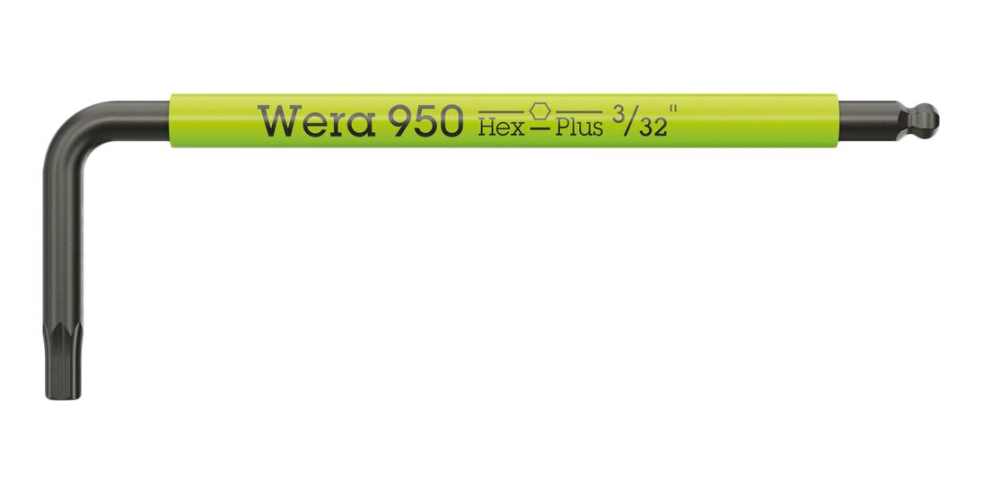 Wera 05022652001 L Hex Key, 3/32, 56mm ARM