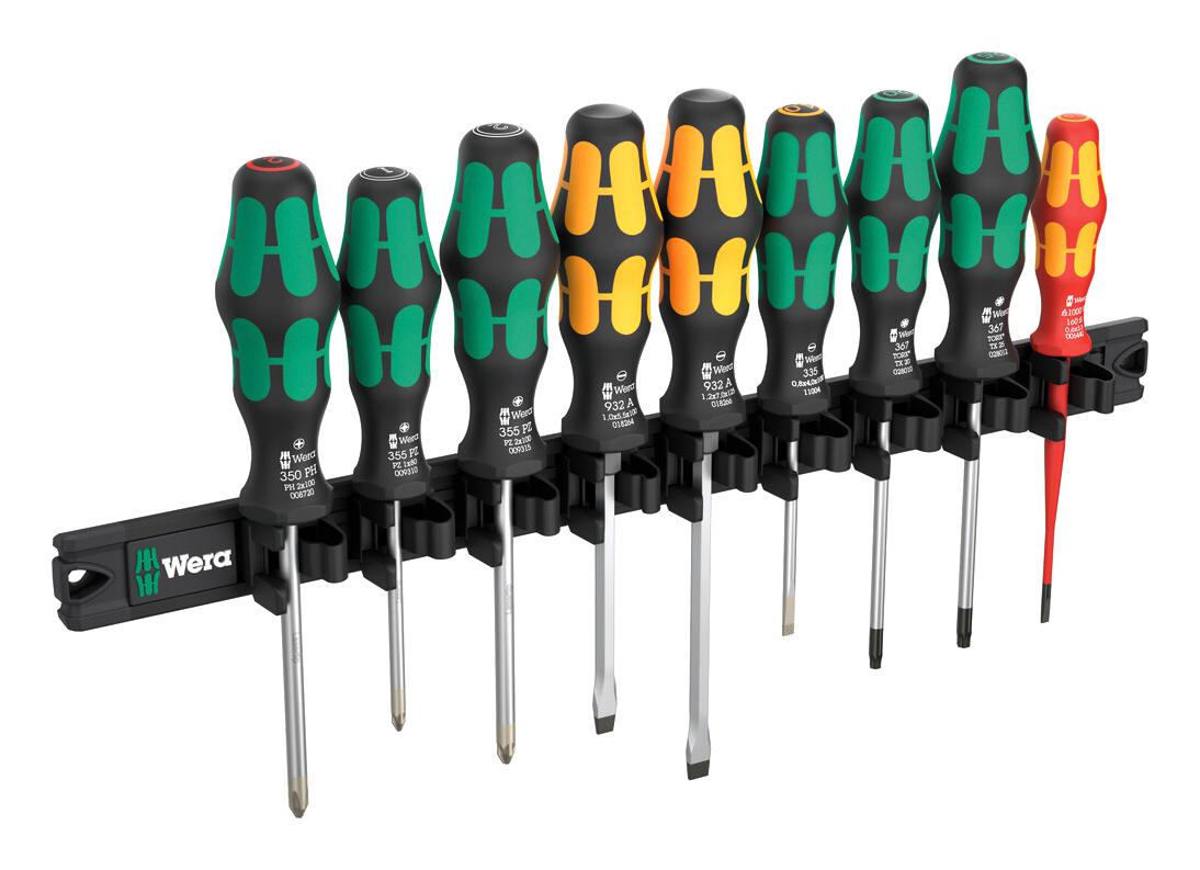 Wera 05051012001 Screwdriver Set, 9Pc