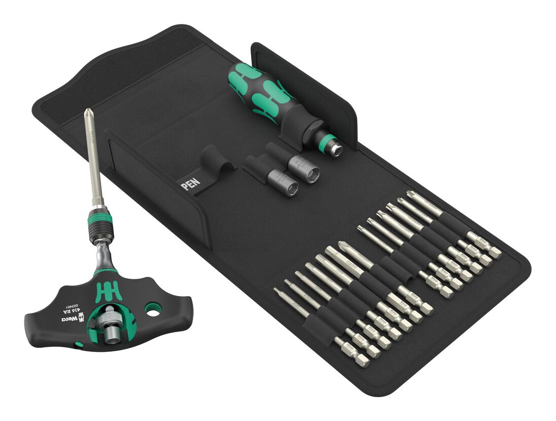 Wera 05136072001 Screwdriver Set, 19Pc