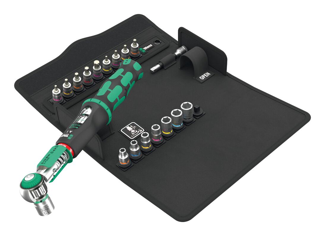 Wera 05136073001 Safe-Torque A 1 Shk Set, Sq Head, 20Pc