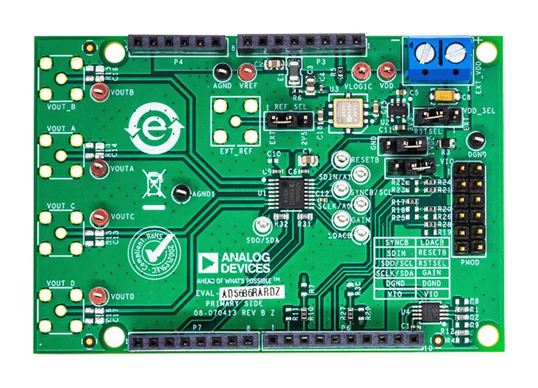 Analog Devices Eval-Ad5686Rardz Evaluation Board, Dac, 16-Bit