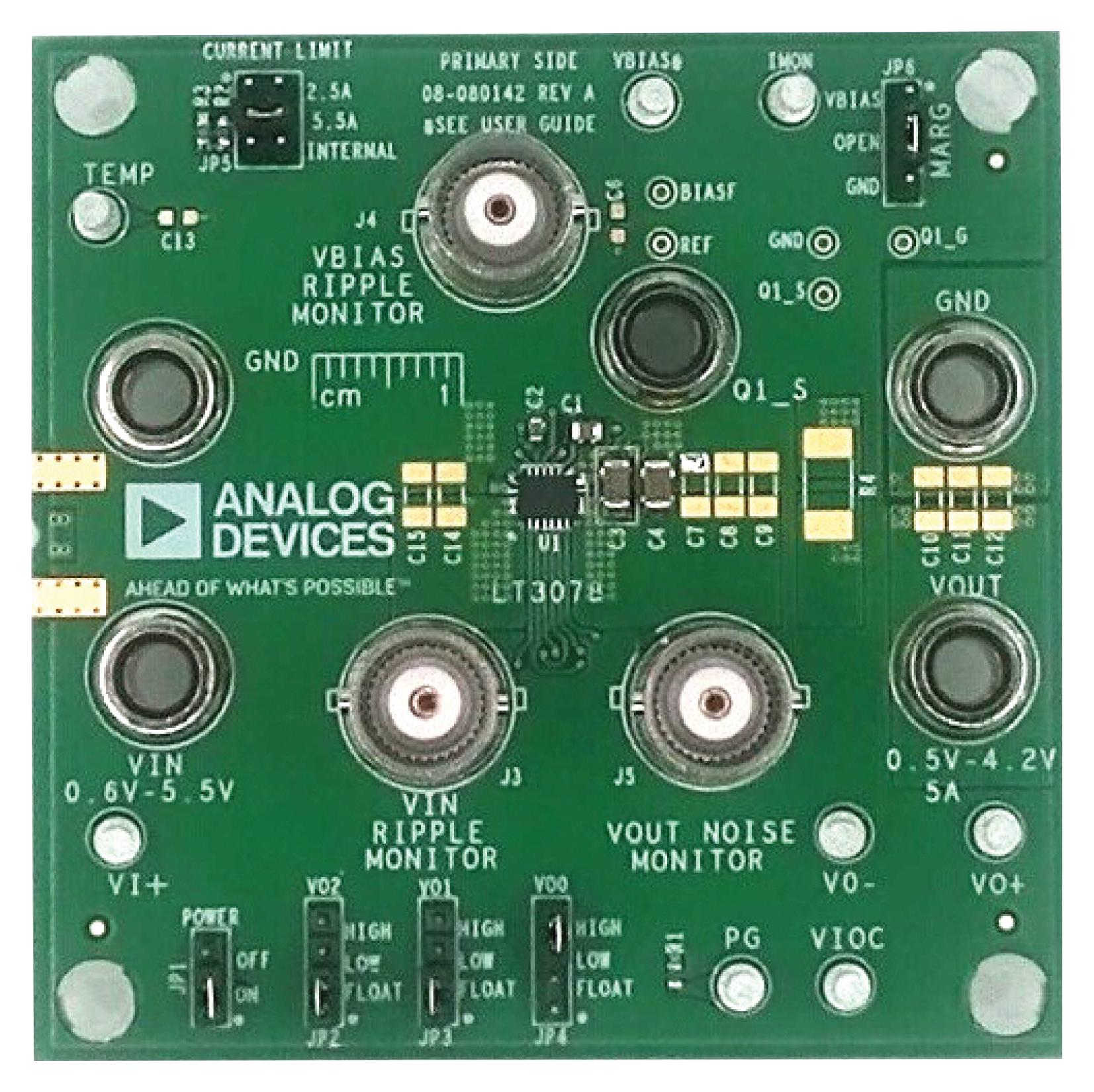 Analog Devices Eval-Lt3078-Az Eval Brd, Ultra-Fast Linear Regulator