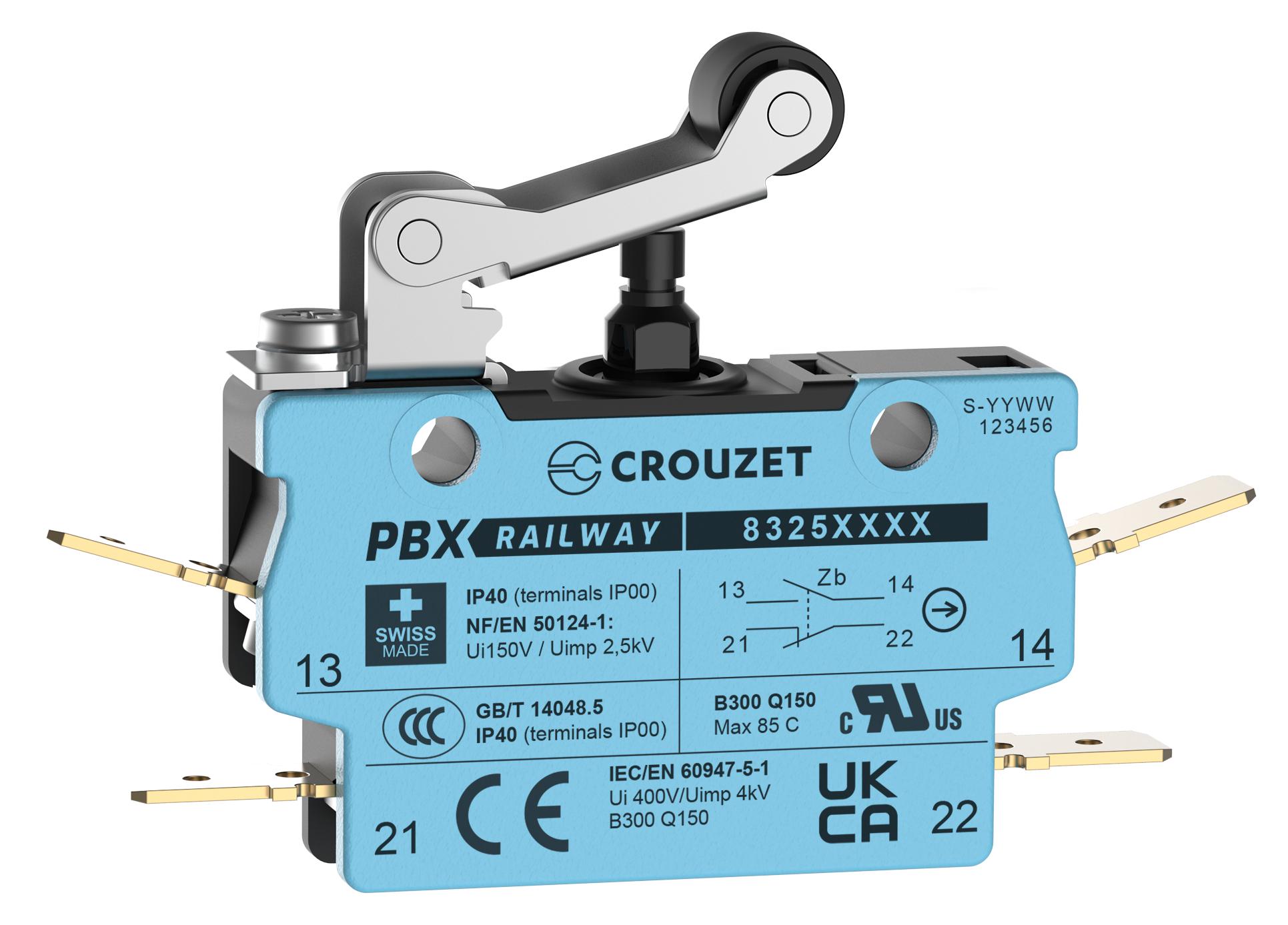 Crouzet 83254003 Microswitch, Spdt, 2A, 250Vac, 2.4N