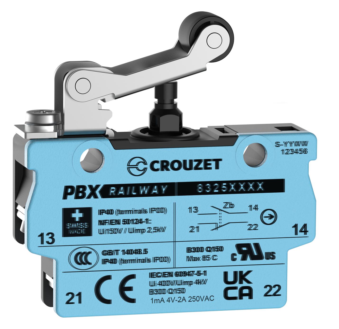 Crouzet 83255023 Microswitch, Spdt, 2A, 250Vac, 3.7N