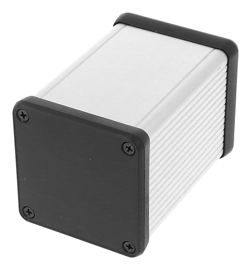 Hammond 1455Cs802 Enclosure, Small, Aluminium, Clear