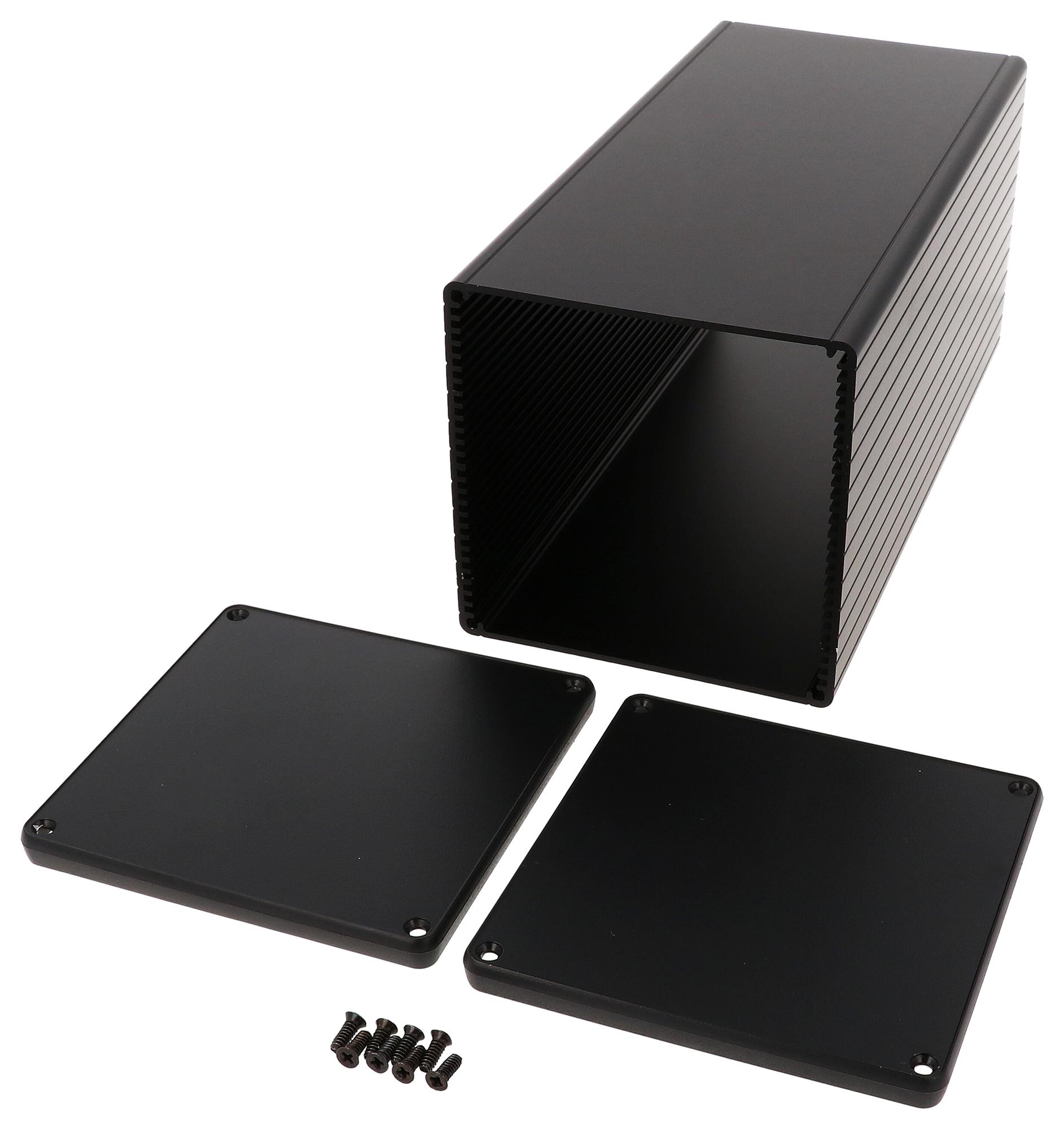 Hammond 1455Ns2202Bk Enclosure, Small, Aluminium, Black