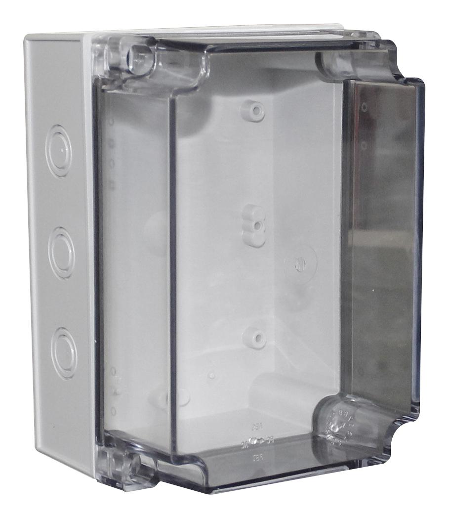 CamdenBoss Chdx6-329C Enclosure, Electrical Ko, Abs/grey/clear