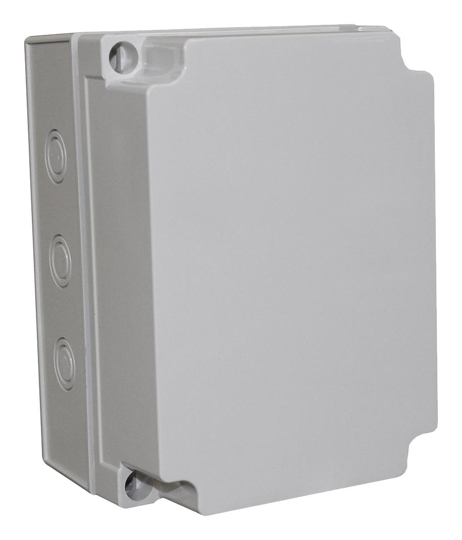 CamdenBoss Chdx6-330 Enclosure, Electrical Knockout, Abs/grey