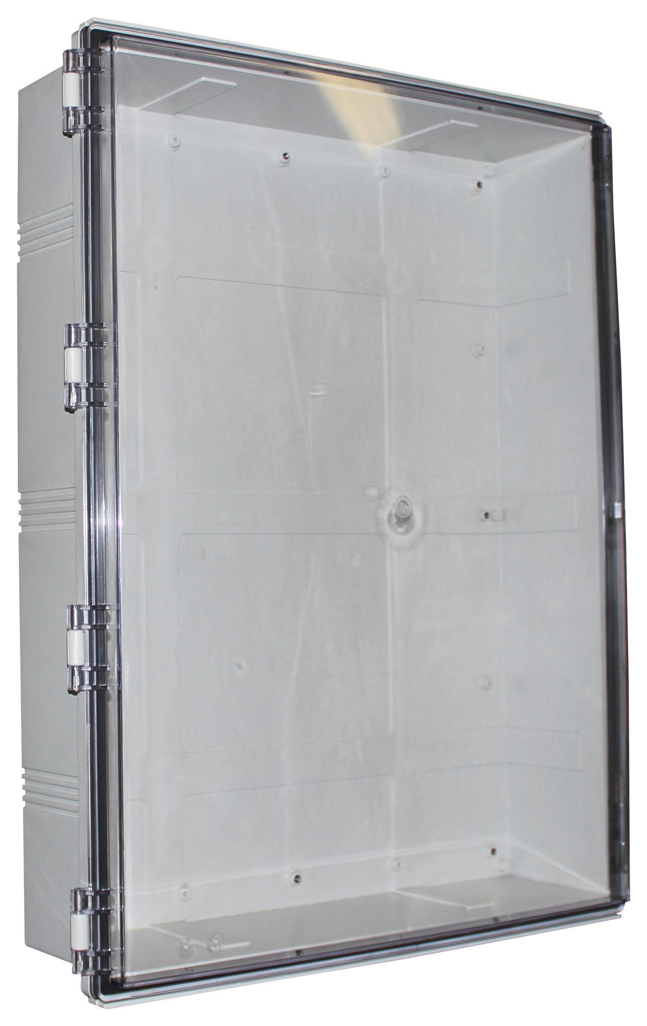 CamdenBoss Chdx8-335C Enclosure, Heavy Duty, Abs, Grey/clear