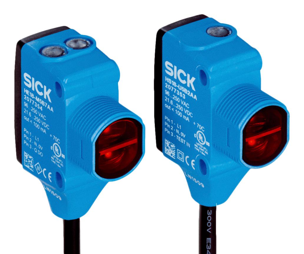 Sick Hse18-M5B2Aa Photoelectric Sensor, 25M, Mosfet, 250V