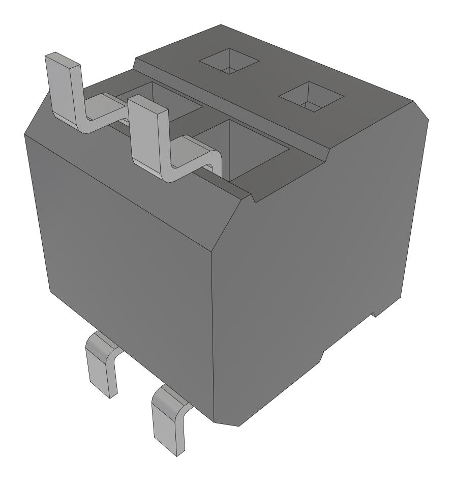 Samtec Clp-102-02-F-Dh-Fr Connector, R/a Rcpt, 4Pos, 2Row, 1.27mm