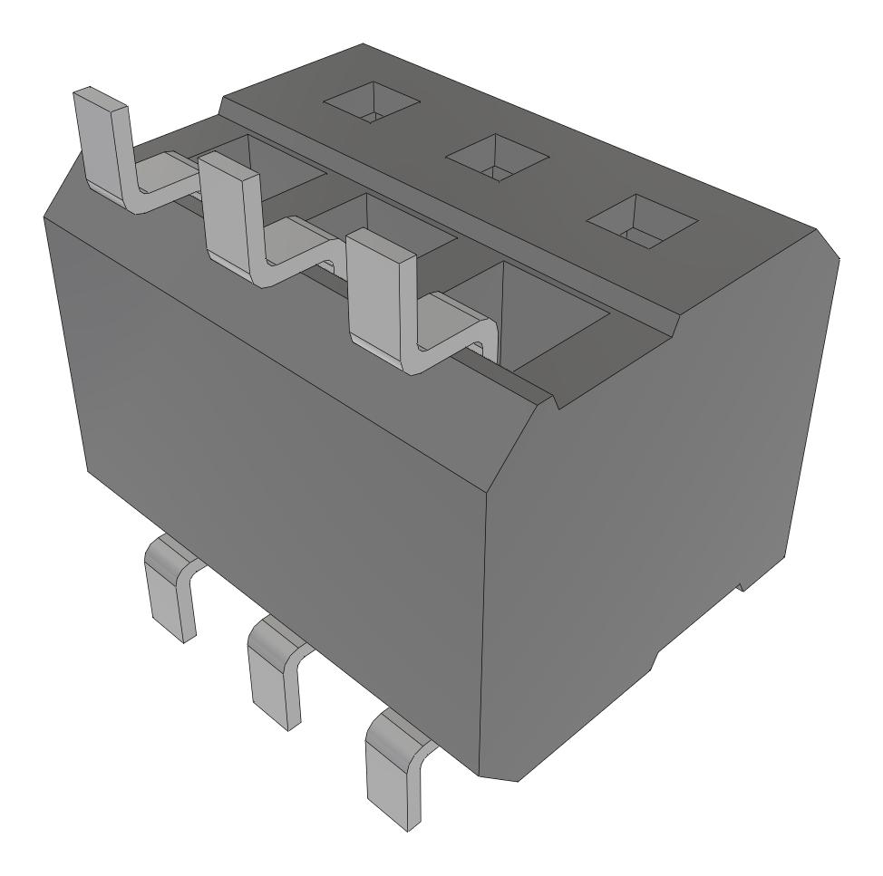 Samtec Clp-103-02-F-Dh-Fr Connector, R/a Rcpt, 6Pos, 2Row, 1.27mm