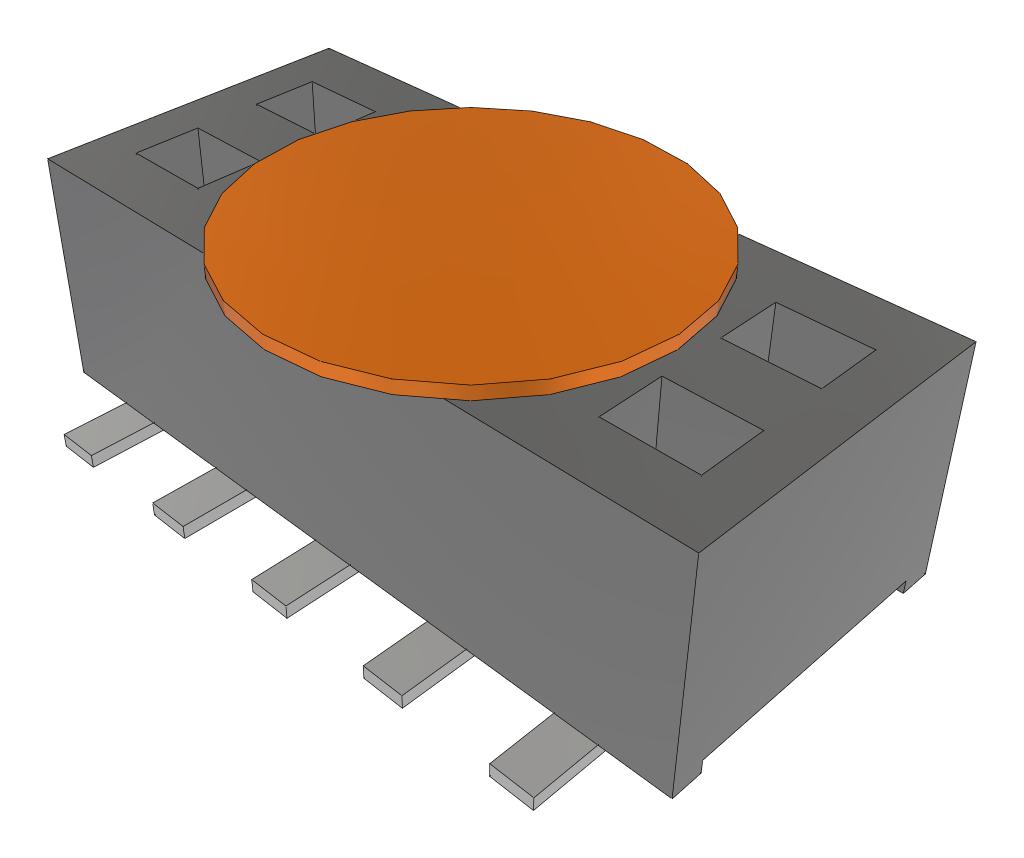 Samtec Clp-105-02-F-D-Be-K-Fr Connector, Rcpt, 10Pos, 2Row, 1.27mm