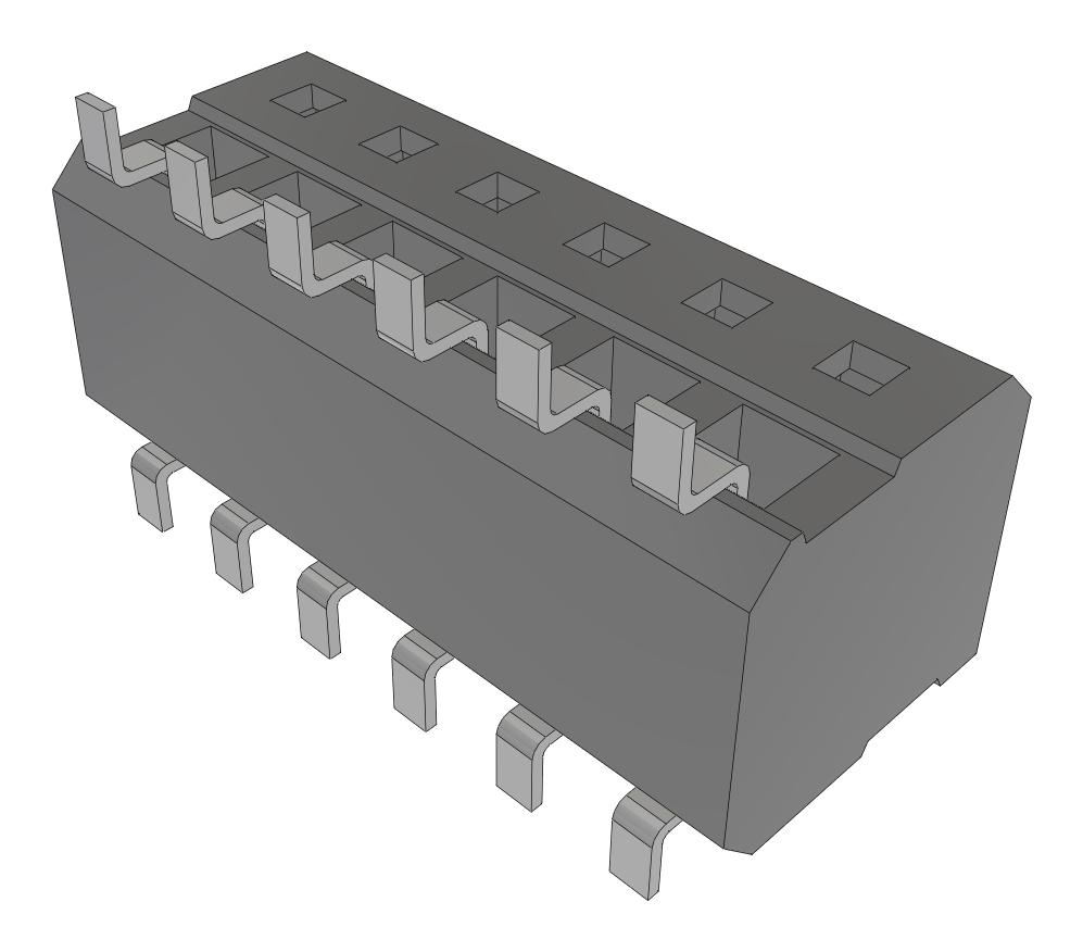 Samtec Clp-106-02-F-Dh-Fr Connector, R/a Rcpt, 12Pos, 2Row, 1.27mm