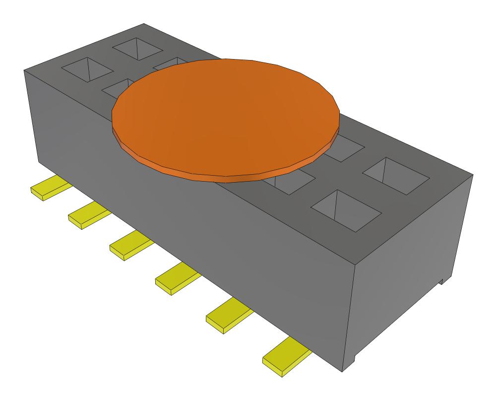 Samtec Clp-106-02-G-D-Be-A-K-Fr Connector, Rcpt, 12Pos, 2Row, 1.27mm