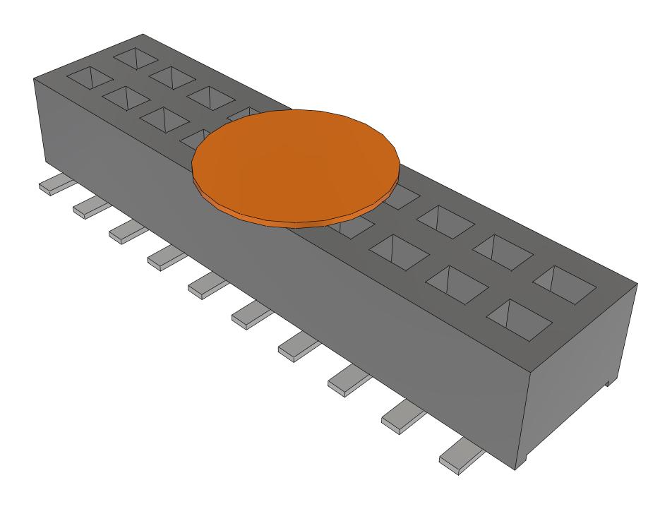 Samtec Clp-110-02-F-D-Be-K-Fr Connector, Rcpt, 20Pos, 2Row, 1.27mm