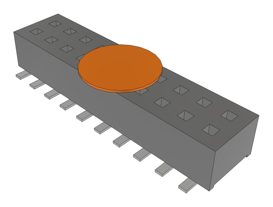 Samtec Clp-110-02-F-D-K-Fr Connector, Rcpt, 20Pos, 2Row, 1.27mm