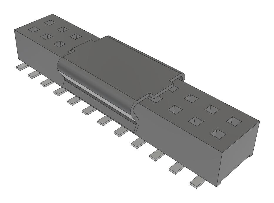 Samtec Clp-112-02-F-D-P-Fr Connector, Rcpt, 24Pos, 2Row, 1.27mm