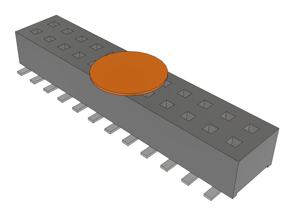 Samtec Clp-112-02-L-D-A-K-Fr Connector, Rcpt, 24Pos, 2Row, 1.27mm