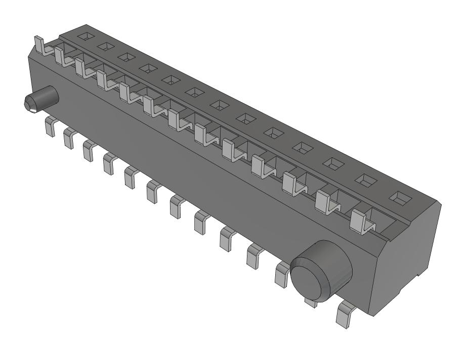 Samtec Clp-113-02-F-Dh-A-Fr Connector, R/a Rcpt, 26Pos, 2Row, 1.27mm