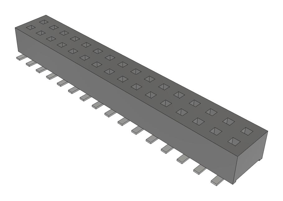 Samtec Clp-116-02-F-D-A-Fr Connector, Rcpt, 32Pos, 2Row, 1.27mm