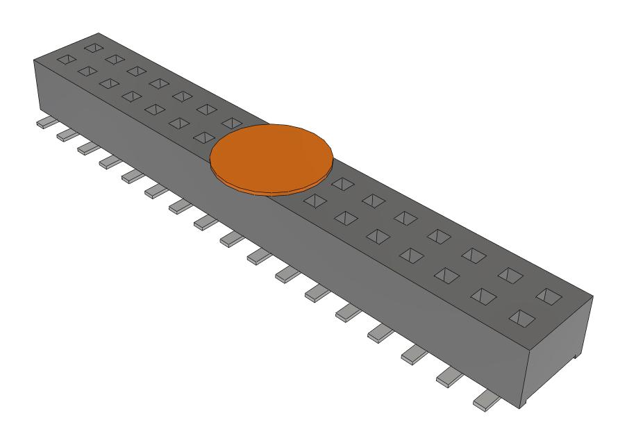 Samtec Clp-117-02-L-D-K-Fr Connector, Rcpt, 34Pos, 2Row, 1.27mm