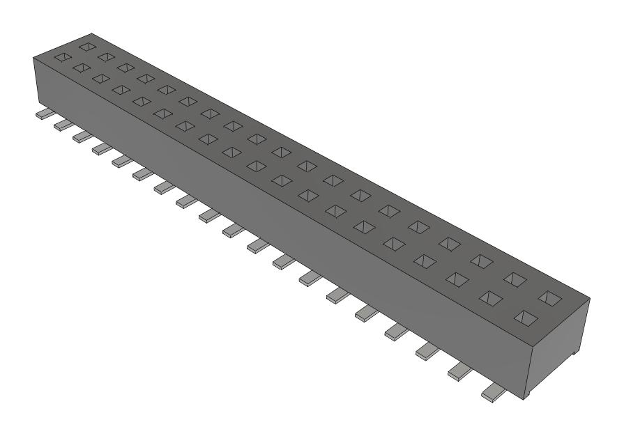 Samtec Clp-119-02-F-D-A-Fr Connector, Rcpt, 38Pos, 2Row, 1.27mm