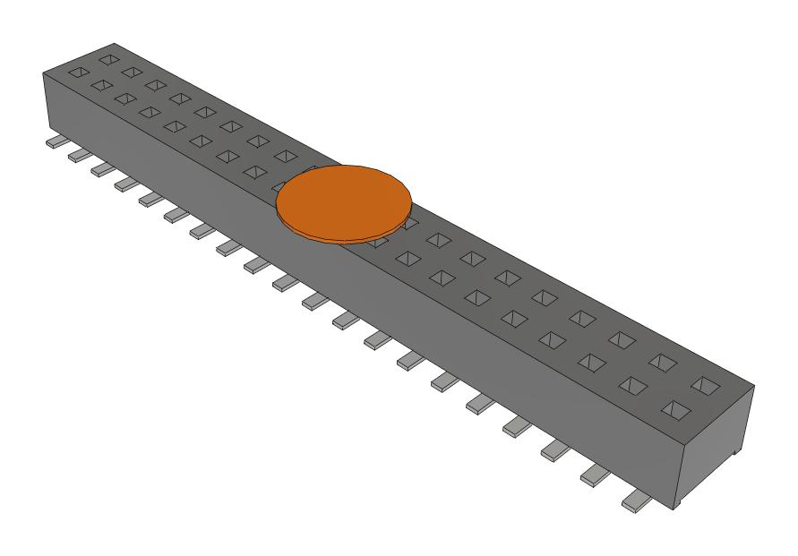 Samtec Clp-120-02-F-D-A-K-Fr Connector, Rcpt, 40Pos, 2Row, 1.27mm