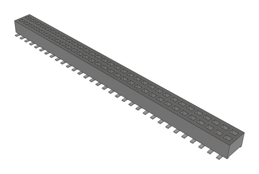 Samtec Clp-132-02-L-D-Be-Fr Connector, Rcpt, 64Pos, 2Row, 1.27mm