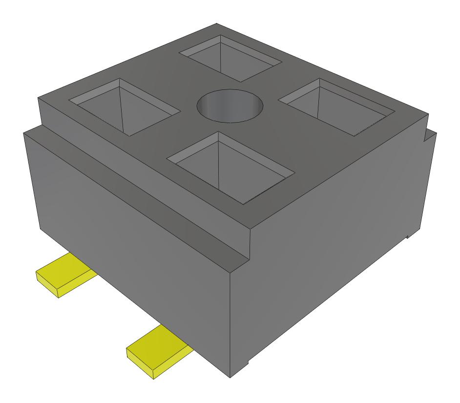 Samtec Clt-102-02-G-D-Be-Fr Connector, Rcpt, 4Pos, 2Row, 2mm