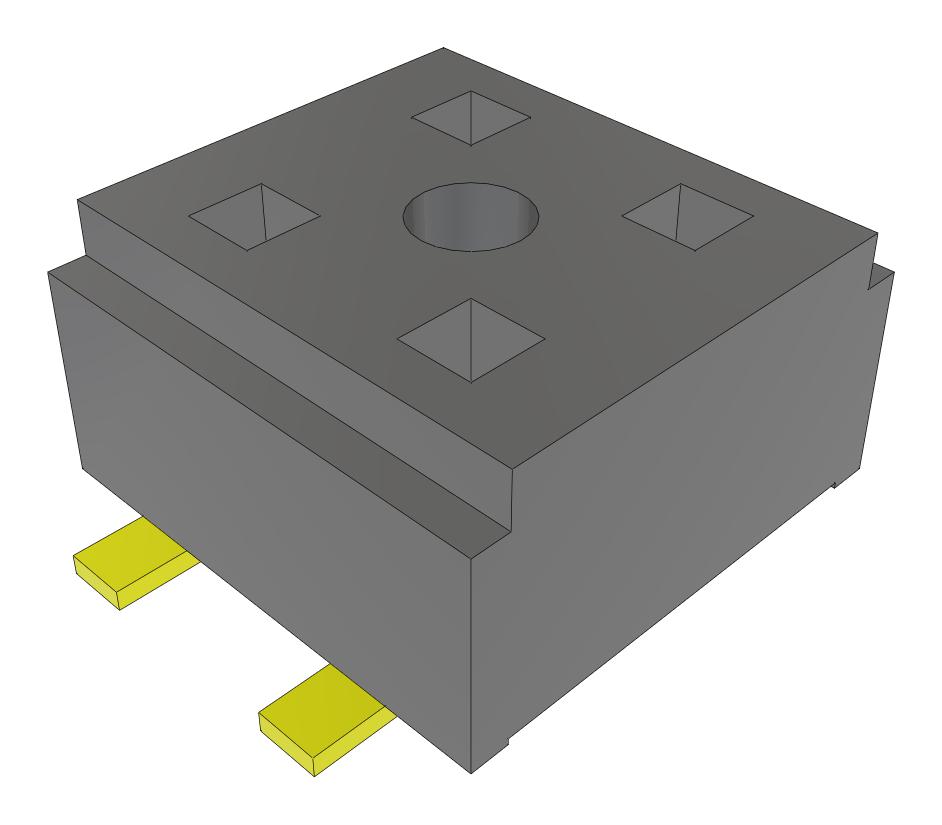 Samtec Clt-102-02-G-D-Fr Connector, Rcpt, 4Pos, 2Row, 2mm