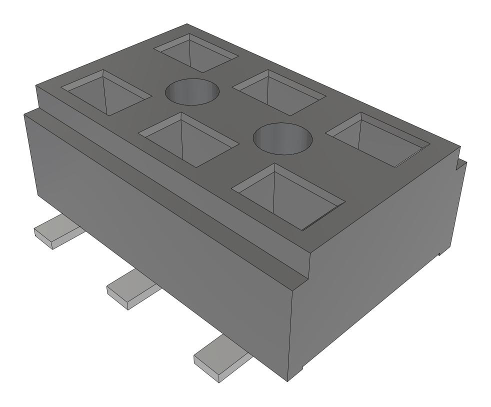 Samtec Clt-103-02-F-D-Be-Fr Connector, Rcpt, 6Pos, 2Row, 2mm