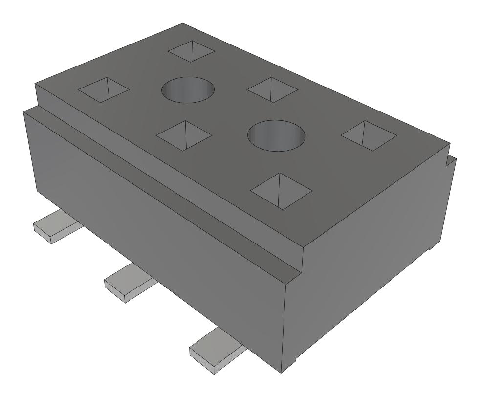 Samtec Clt-103-02-F-D-Fr Connector, Rcpt, 6Pos, 2Row, 2mm