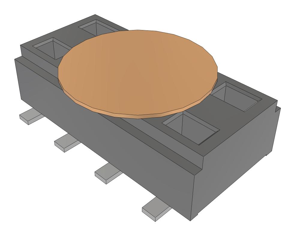 Samtec Clt-104-02-F-D-Be-K-Fr Connector, Rcpt, 8Pos, 2Row, 2mm