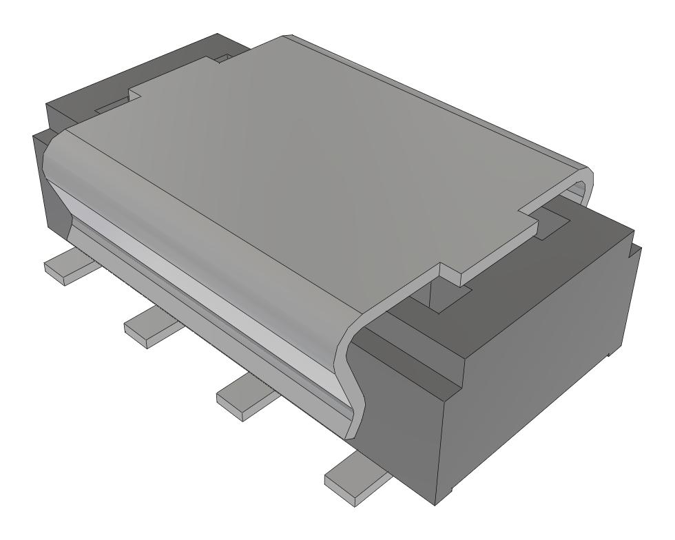 Samtec Clt-104-02-F-D-P-Fr Connector, Rcpt, 8Pos, 2Row, 2mm