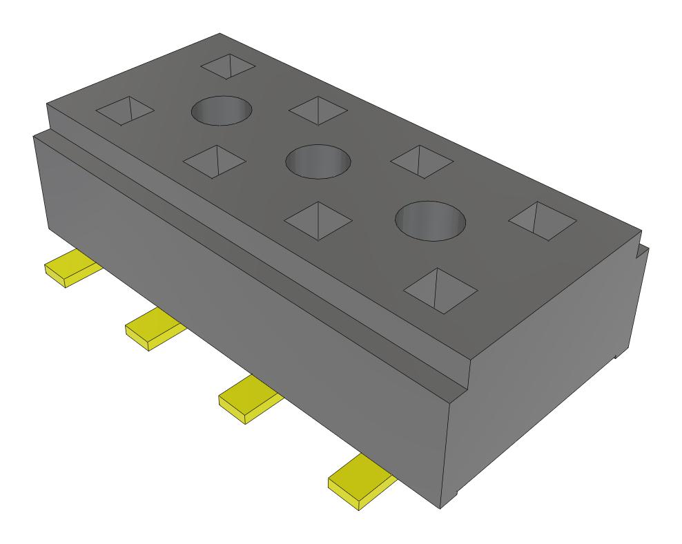 Samtec Clt-104-02-G-D-Fr Connector, Rcpt, 8Pos, 2Row, 2mm