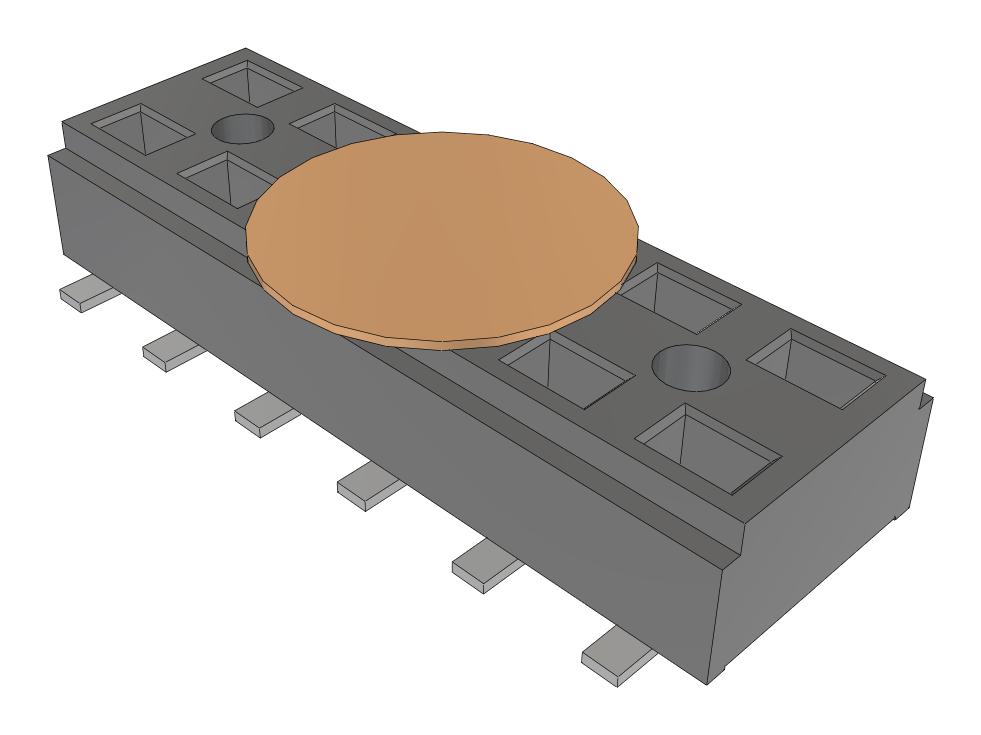 Samtec Clt-106-02-L-D-Be-A-K-Fr Connector, Rcpt, 12Pos, 2Row, 2mm