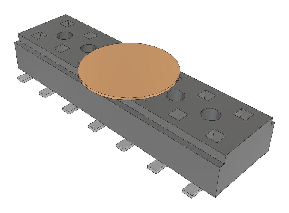 Samtec Clt-107-02-L-D-A-K-Fr Connector, Rcpt, 14Pos, 2Row, 2mm