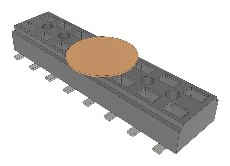 Samtec Clt-108-02-L-D-Be-A-K-Fr Connector, Rcpt, 16Pos, 2Row, 2mm