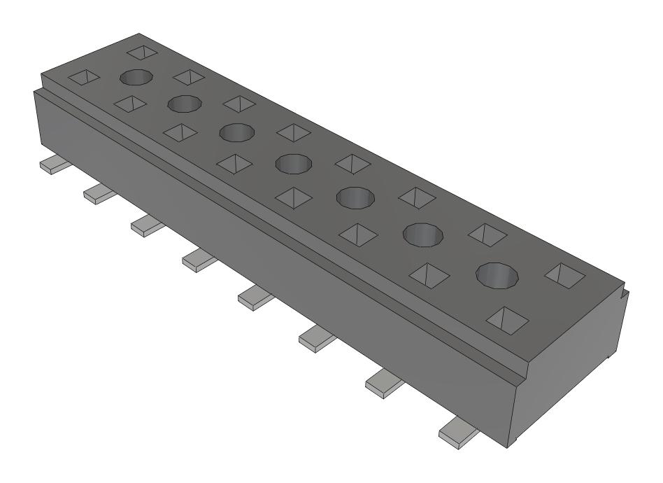 Samtec Clt-108-02-L-D-Fr Connector, Rcpt, 16Pos, 2Row, 2mm