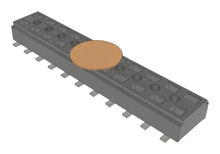 Samtec Clt-111-02-L-D-Be-A-K-Fr Connector, Rcpt, 22Pos, 2Row, 2mm