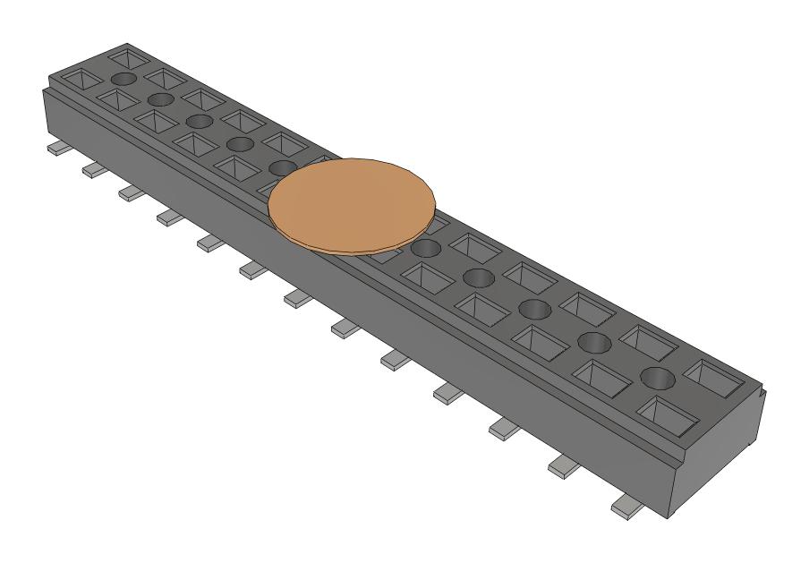 Samtec Clt-113-02-F-D-Be-K-Fr Connector, Rcpt, 26Pos, 2Row, 2mm