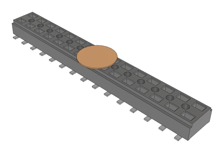 Samtec Clt-115-02-F-D-Be-A-K-Fr Connector, Rcpt, 30Pos, 2Row, 2mm