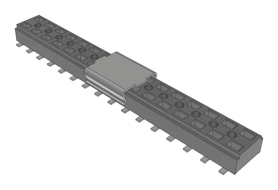 Samtec Clt-116-02-F-D-Be-P-Fr Connector, Rcpt, 32Pos, 2Row, 2mm