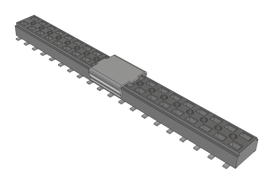 Samtec Clt-120-02-S-D-Be-P-Fr Connector, Rcpt, 40Pos, 2Row, 2mm