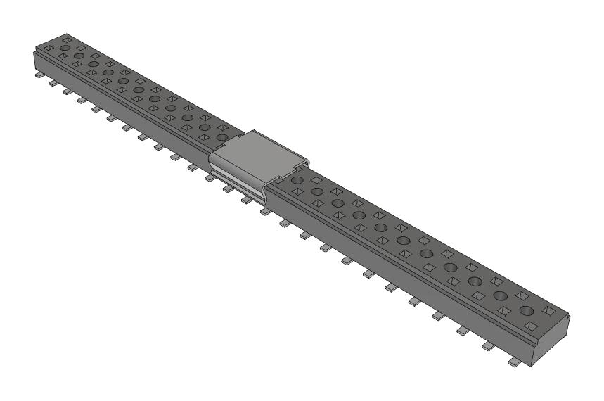 Samtec Clt-126-02-S-D-P-Fr Connector, Rcpt, 52Pos, 2Row, 2mm