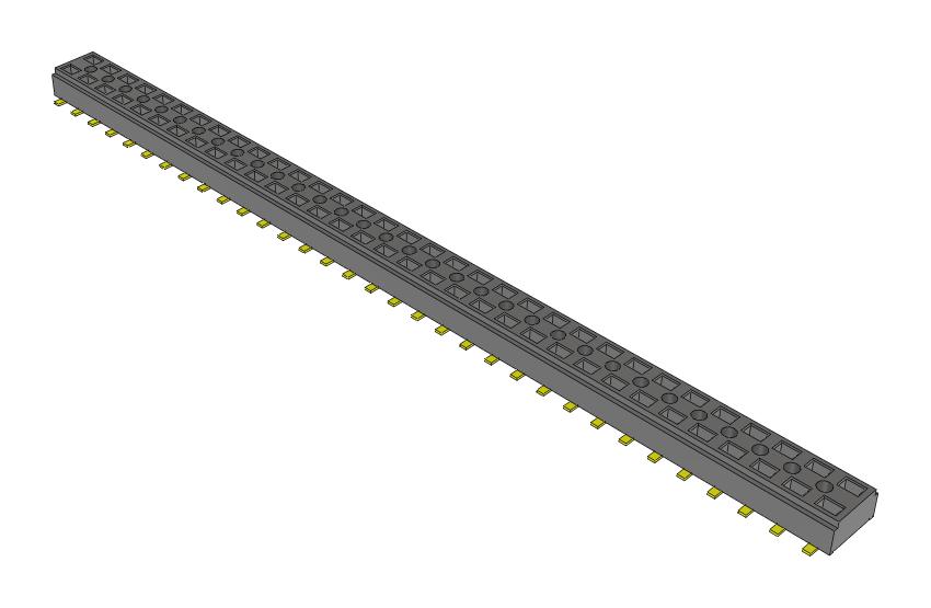 Samtec Clt-133-02-G-D-Be-A-Fr Connector, Rcpt, 66Pos, 2Row, 2mm