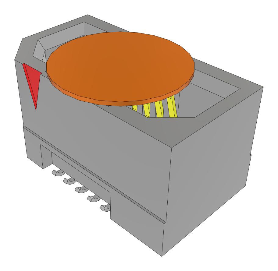 Samtec Erf8-005-05.0-L-Dv-K-Fr Mezzanine Connector, Rcpt, 10P, 2Row, 0.8mm